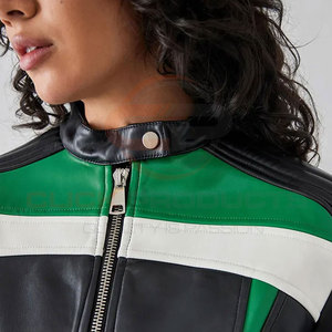 Dernière conception de vestes en cuir pour femmes à la mode Offre Spéciale des vestes en cuir de style et de couleur avec logo personnalisé pour les femmes - Product Image 5