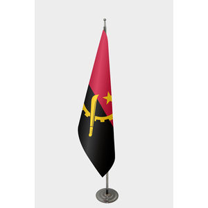 Custom Angola Indoor <b>Flag</b>-Digital Printing Aluminum <b>Pole</b> 3x5ft Custom Logo Cotton or Nylon or Plastic Material - Product Image 1