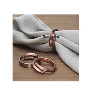 Servilletero de tamaño personalizado de forma redonda de acero inoxidable con servilletero DE TRABAJO MOP para decoración de boda en casa - Product Image 3