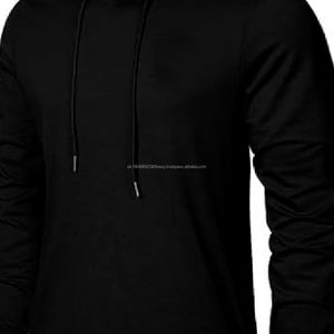 Vêtement de sport pour homme, nouveau design, respirant, coupe ajustée, 100% coton, survêtement à capuche, uni, tendance hivernale, imprimé - Product Image 5