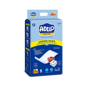 Sous-couches Adilo super absorbantes pour un usage quotidien, protection durable, confort et hygiène, paquet de 10 - Product Image 6