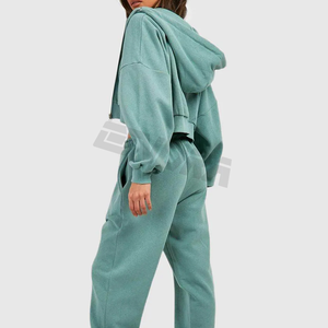 ชุดวอร์มมีซิปมีฮู้ด3ชิ้นมาใหม่ชุดวอร์มสบายๆสำหรับผู้หญิงสวมใส่ในชีวิตประจำวันอย่างมีสไตล์มา2025 - Product Image 2