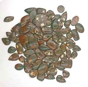 Piedra preciosa suelta de jaspe oceánico, lote de cabujón único, cabujón de piedra preciosa de jaspe oceánico verde, increíble piedra preciosa de jaspe oceánico para - Product Image 5