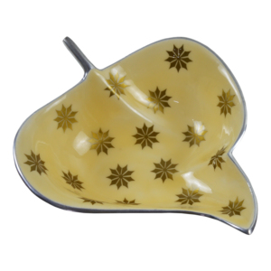 ชามใส่อาหารอลูมิเนียมทรงใบไม้พร้อมชามใส่อาหารเคลือบสำหรับตกแต่งบนโต๊ะดีไซน์อเนกประสงค์ - Product Image 1