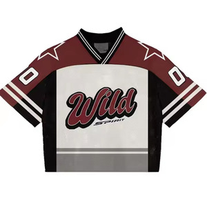 เสื้อครอปผ้าฝ้ายบ็อกซี่สำหรับผู้ชายเสื้อทรงบ็อกกี้แบบวินเทจ100% 260 GSM - Product Image 4