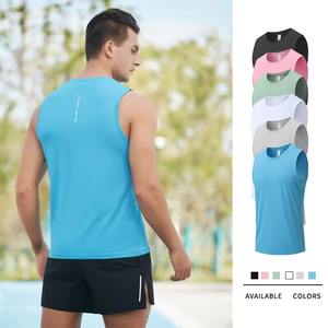 Camiseta sin mangas de talla grande personalizada para hombre, chaleco informal transpirable de secado rápido para fitness al aire libre y entrenamiento de correr, diseño personalizable para hombre - Product Image 2