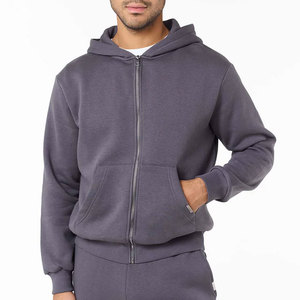 Nouveau sweat à capuche personnalisé avec fermeture éclair pour hommes, sweat à capuche en coton avec fermeture éclair pour la marque de vêtements, lancement de la marque de commerce électronique - Product Image 1