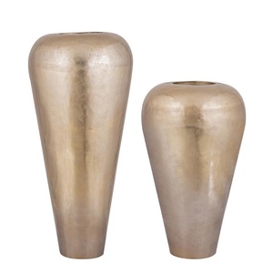 Vente chaude Design Moderne De Luxe En Aluminium Sol Vase Écologique Couleurs Personnalisées Extrême Grand Pot De Haute Qualité Présentoir De Fleurs - Product Image 6