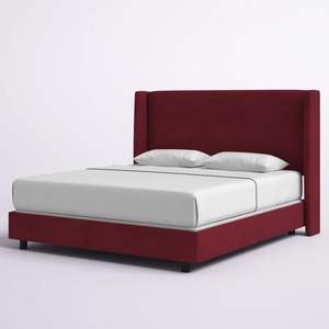 Tela de terciopelo para cama de mediados de siglo-Cómoda y elegante - Product Image 3