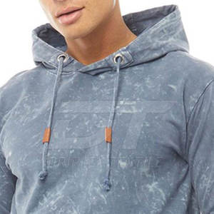 OEM fabrica chándal de lavado ácido de moda traje de chándal de lavado ácido de color sólido traje de chándal de lavado ácido de ropa informal - Product Image 5