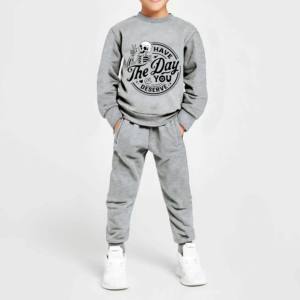 Nuevo estilo de lujo para niños al por mayor chándal mejor precio pulóver chándales niños personalizado verano chándal Jogging conjuntos Unisex - Product Image 1
