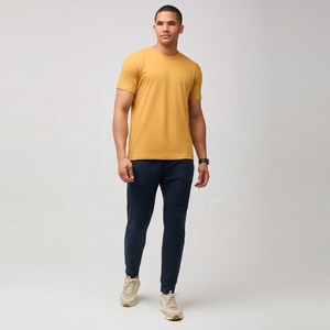 Camiseta de Verano para Hombre, Estilo Hip-Hop, Logotipo Personalizado, 100% Algodón, Ligera, Corte Regular, Manga Corta, Tejido Transpirable, para Fitness - Product Image 2