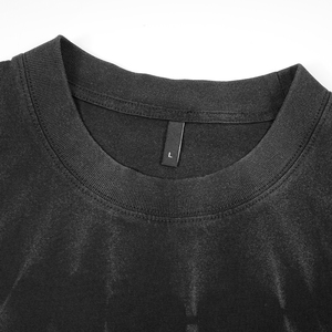 OEM Custom Logo Spring Summer New Heavyweight 100% Cotton Loose <b>Vintage</b> t Shirt Custom Men <b>Vintage</b> Oversized <b>Tshirt</b> - Product Image 4