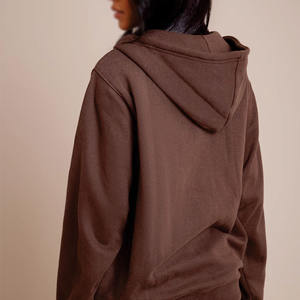 Sudaderas con Capucha Extra Grandes de Moda para Mujer al por Mayor, Sudadera Informal de Felpa de Algodón, Sudaderas con Capucha con Logotipo Personalizado para Mujer, Etiqueta Privada OEM - Product Image 3