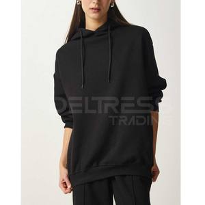 ชุดเสื้อสเวตเตอร์พร้อมกางเกงขนาดใหญ่มี330และ550 GSM ชุดวอร์มคุณภาพสูงสำหรับสุภาพสตรีแบบมีสไตล์ - Product Image 4