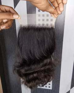 Extensiones de cabello Remy indio virgen crudo 8 pulgadas longitud estirada onda larga Natural suelta onda profunda Armadura - Product Image 4