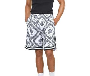 2025 vente en gros personnalisé sublimé de haute qualité hommes Hip Hop Style taille moyenne maille Shorts séchage rapide Shorts - Product Image 1