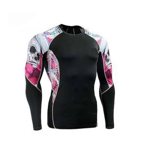 Hombres Precio de fábrica Venta caliente Custom Rash Guard Superventas Nuevo diseño Rash Guard Protección Uv Rashguard Hombres para surfear - Product Image 3