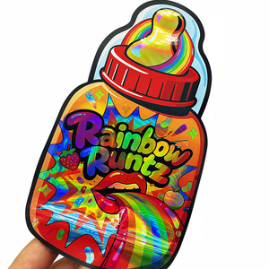 Bolsas de Mylar Holográficas de 3.5g a Prueba de Olores, con Formas Únicas, Disponibles en Stock, de Grado Alimenticio y Embalaje Duradero - Product Image 2