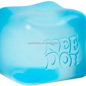 Juguete Antiestrés Estético de Cubo de Hielo Blandito, Juguete de Compresión 3D de Levantamiento Lento para Aliviar el Estrés, Cubo de Descompresión para Todas las Edades - Product Image 3