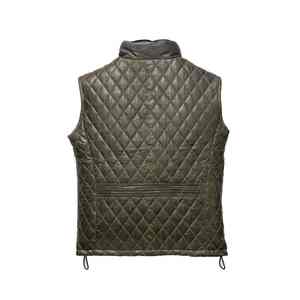 Chaleco de cuero Vintage sin mangas de alta calidad Color personalizado Pakistán Precio de fábrica Comprobar chalecos de cuero para motocicleta - Product Image 2