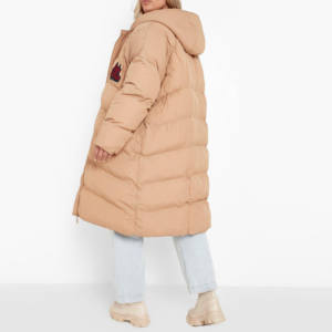 High Street Ladies Winter Wear Bomber Jacket Waterproof Eco-Friendly Breathable for Women Warm with Detachable Hat - Product Image 4