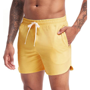 Pantalones Cortos para Hombre de Uso Diario Relajado, 100% Algodón, Sólidos, Casuales, Ecológicos, de Felpa, Textura Suave, Cintura Elástica, Cómodos y Ligeros - Product Image 1