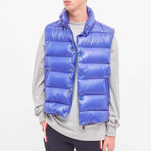 Veste sans manches matelassée coupe-vent à logo personnalisé, vente chaude, vestes pour hommes, vestes d'hiver pour hommes, vestes matelassées pour hommes - Product Image 5