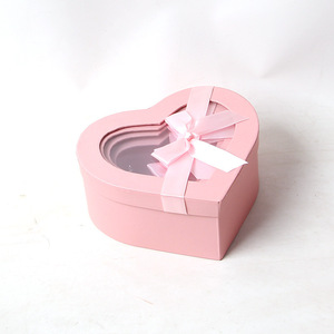 Set di Scatole Regalo Rigide a Forma di Cuore Fatte a Mano con Laminazione Opaca, Varie Dimensioni, Confezione Componibile <span class=keywords><strong>per</strong></span> <span class=keywords><strong>Fiori</strong></span> di San Valentino - Product Image 4