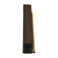 Grille de finition en fibre de bois de bambou M170 personnalisée pour l'installation de panneaux muraux intérieurs dans les restaurants et les commerces