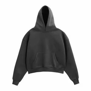 Sudadera con Capucha de Invierno para Hombre, Diseño Moderno de Hip Hop, Color Sólido, 100% Algodón, Estilo Pakistaní, Talla Grande, Teñido Liso - Product Image 2