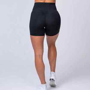 OEM Vente en gros Short de sport de compression pour femmes taille haute Short de gymnastique respirant avec logo personnalisé Short de yoga pour femmes - Product Image 3