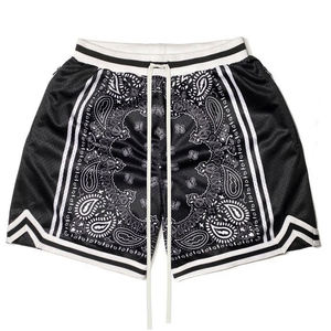 Venta al por mayor de ropa deportiva superventas pantalones cortos de baloncesto de talla grande transpirable pantalones cortos de baloncesto de secado rápido 2025 OEM - Product Image 3