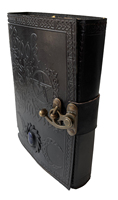 Livre noir d'ombres, carnet d'adresse personnalisé en cuir, carnet à couverture rigide coloré, mon livre chaud, journal à bas prix, fait à la main, vierge