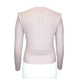 เสื้อคาร์ดิแกนผ้าเรยอนสำหรับผู้หญิงเสื้อสเวตเตอร์ถักนิตติ้งแขนยาวผ้าคอตตอนผ้าเรยอนสำหรับ SS24ออกแบบได้ตามต้องการ - Product Image 2