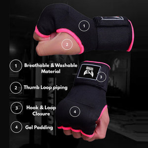 ผ้าพันเร็วสำหรับผู้ใหญ่กล่องชกมวยดีไซน์ใหม่ติดป้ายได้ตามต้องการ - Product Image 4