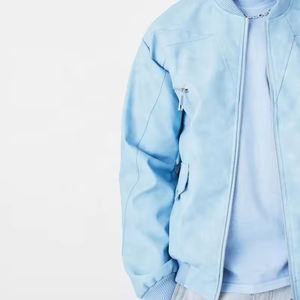Blouson Bomber Personnalisé avec Nom et Numéro d'Équipe, Collage, Satiné, Imperméable, Coupe-Vent, Séchage Rapide, Style Urbain - Product Image 4