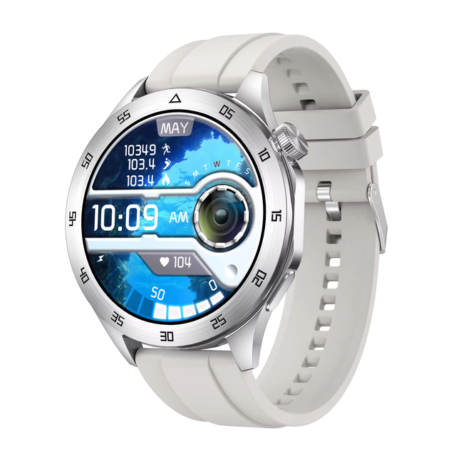 G54 Smart Watch 1.45inch Round Screen TFT BT Call 8 UI Styles Sports Health Monitor Customize Dial Dafit App for Men Smartwatch