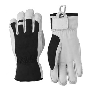 Gants de ski respirants imperméables chauds en cuir personnalisés de haute qualité - Product Image 1