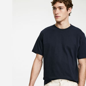 เสื้อยืดผู้ชายคอตตอน 100% ทรงปกติ ไซส์ใหญ่ ระบายอากาศได้ดี คุณภาพสูง สไตล์วินเทจ ซักหนัก 300 กรัม รับสกรีนโลโก้ ขายส่ง - Product Image 2