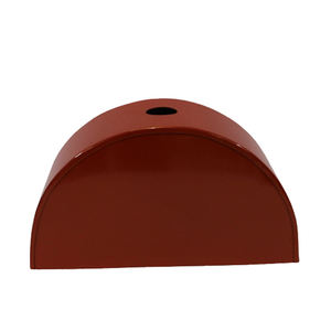 Florero redondo de hierro Color madera de melocotón maceta creativa para mesa y decoración de boda hecho a mano a granel - Product Image 4