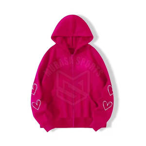 Nueva llegada peso ligero personalizado Color Puff impresión Sudadera con capucha invierno cálido manga larga Puff impresión Sudadera con capucha - Product Image 1