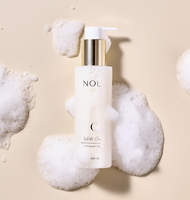 NOLA Limpiador Facial Coreano 2 en 1 con Fórmula Suave 200ml, Espuma Limpiadora Profunda y Crema de Caviar para Todo Tipo de Piel, Grado Verde EWG