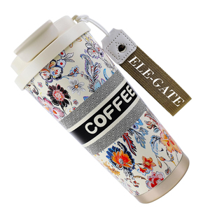 Set di Thermos Ermetici da 500ml con Motivi Floreali per Viaggi - Bottiglie per Bevande Calde o Fredde - Product Image 2