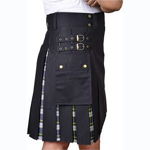 Kilts écossais traditionnels pour hommes en cuir véritable-Couleurs et tailles personnalisables Service OEM à bas prix de haute qualité - Product Image 5