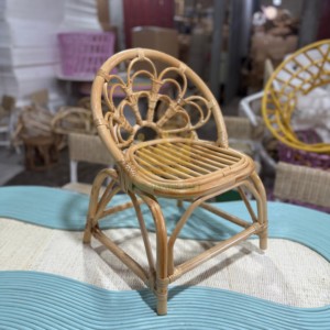 Silla de ratán hecha a mano ecológica de primera calidad para niños, artesanía tejida artesanal de Vietnam para guardería con estilo - Product Image 6