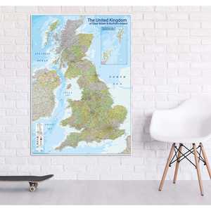 Mapa de Reino Unido 2020 para Rascar, Mapa del Mundo para Referencia Rápida, MAPAS en MINUTOS - Product Image 5