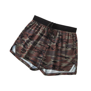 Shorts de course pour hommes à taille élastique, séchage rapide, respirants, 100% polyester, imprimés en 3D, sublimation personnalisée, vêtements de sport et d'entraînement - Product Image 4