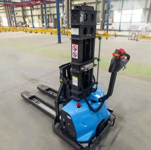 0,5 Ton 1 Ton 500 kg 1000 kg Apilador Certificado ISO 6m Alto Semi Eléctrico Completo Autocarga Carretilla elevadora Asiento de un solo mástil - Product Image 2