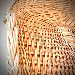 Recién llegado, cesta de cambio de ratán ecológica natural para niños, cesta decorativa con colchón hecha en Vietnam - Product Image 3